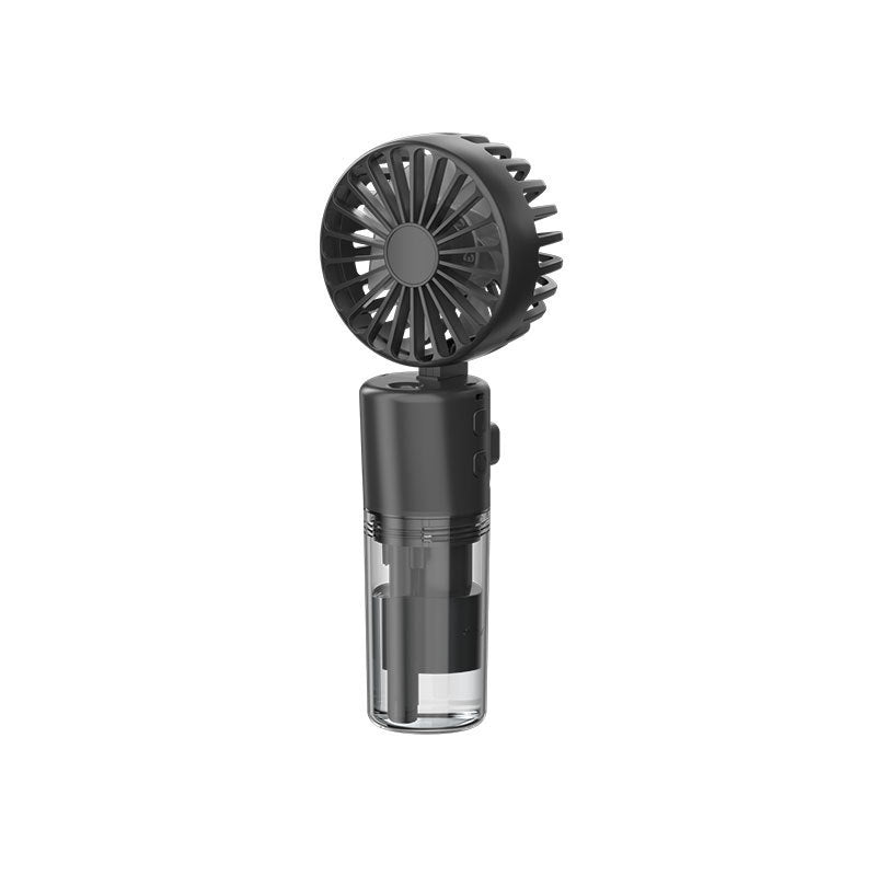 Mini Handheld Spray Fan – 4-Speed USB Rechargeable