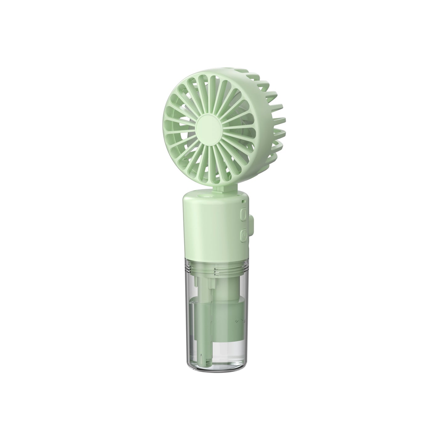Mini Handheld Spray Fan – 4-Speed USB Rechargeable